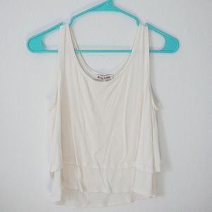 White Loose Tank